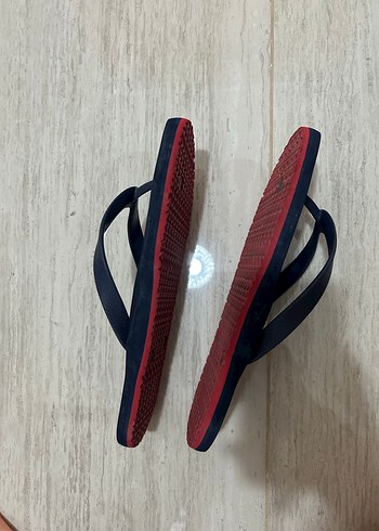 Tokalı Lacivert Erkek Terlik - Görsel 4