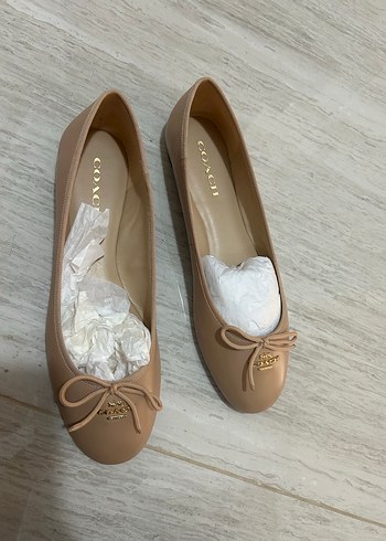 Bej Kadın Topuklu Babet Ayakkabı - Görsel 2