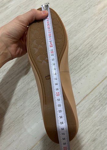 Bej Kadın Topuklu Babet Ayakkabı - Görsel 7