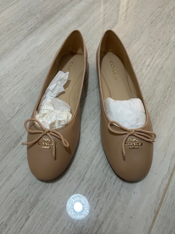 Bej Kadın Topuklu Babet Ayakkabı - Görsel 3