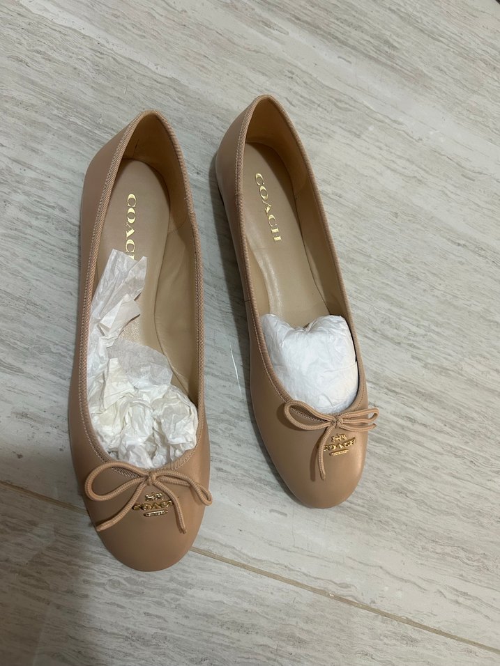 Bej Kadın Topuklu Babet Ayakkabı - Görsel 2