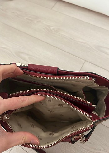 Kahverengi Baskılı Guess Kadın Çanta - Görsel 9