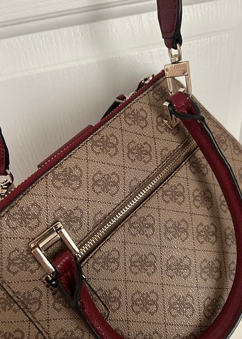 Kahverengi Baskılı Guess Kadın Çanta - Görsel 7