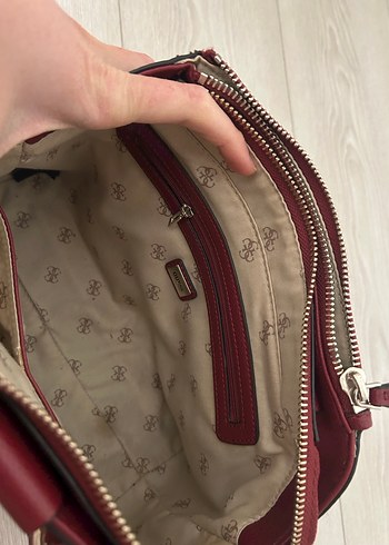 Kahverengi Baskılı Guess Kadın Çanta - Görsel 10