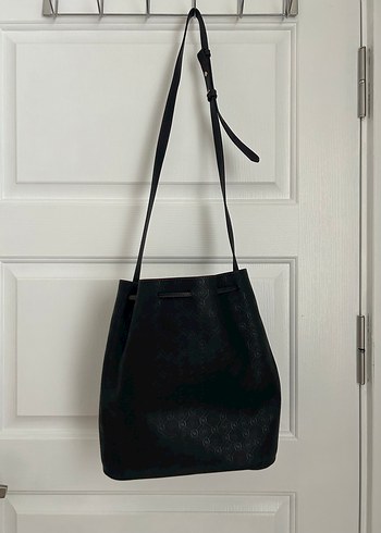 Siyah Deri Minimalist Kadın Çanta - Görsel 5