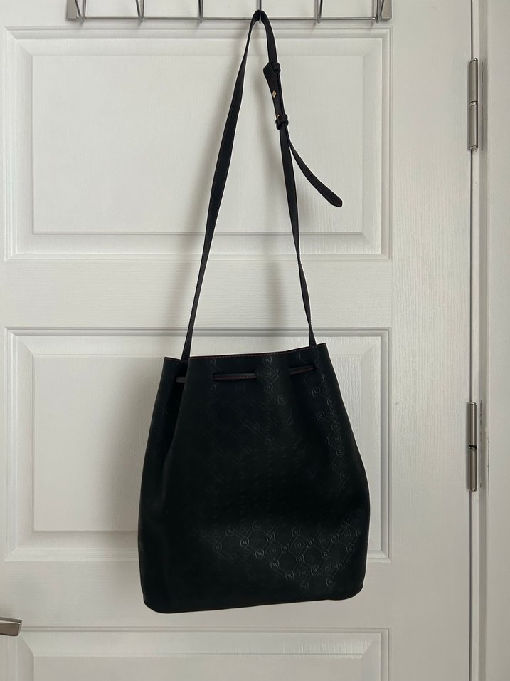 Siyah Deri Minimalist Kadın Çanta - Görsel 5