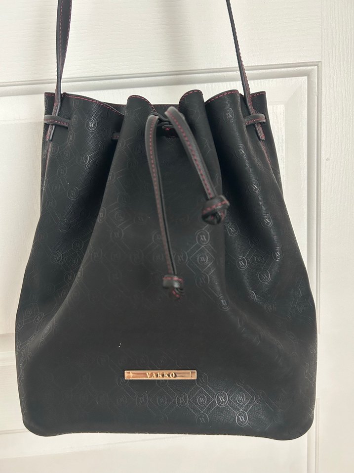 Siyah Deri Minimalist Kadın Çanta - Görsel 2