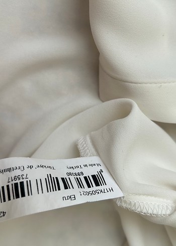 Dantel Detaylı Beyaz Kadın Gömlek - Görsel 4