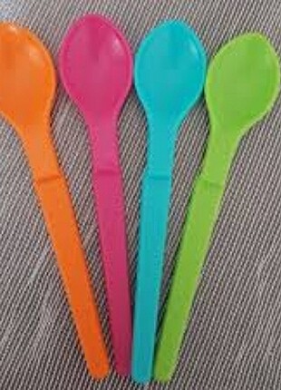 Tupperware şeker kaşıklar 4 lü