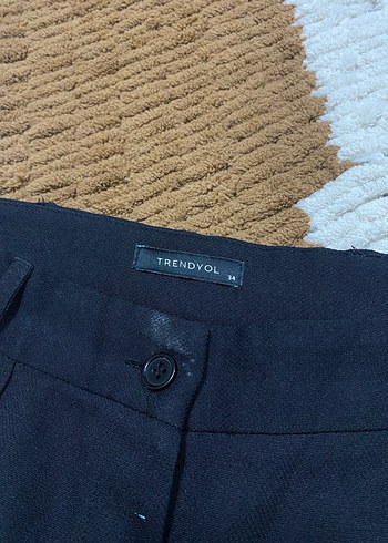 Siyah Kadın Ofis Kumaş Pantolon - Görsel 4