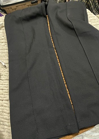 Siyah Kadın Ofis Kumaş Pantolon - Görsel 2