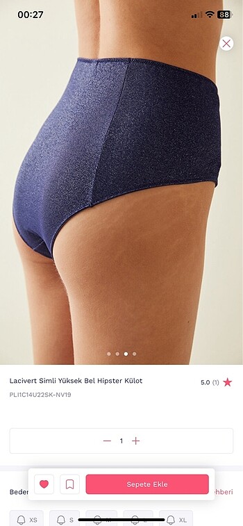 Penti simli yüksek bel külot - Görsel 2