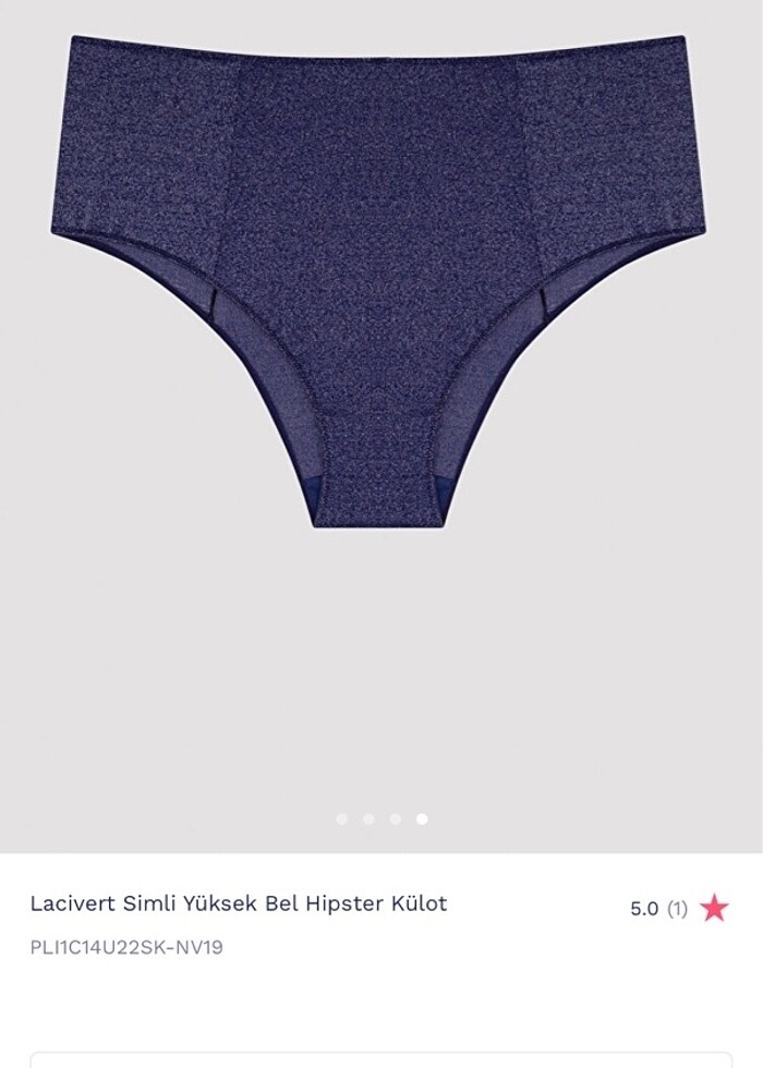 Penti simli yüksek bel külot - Görsel 3