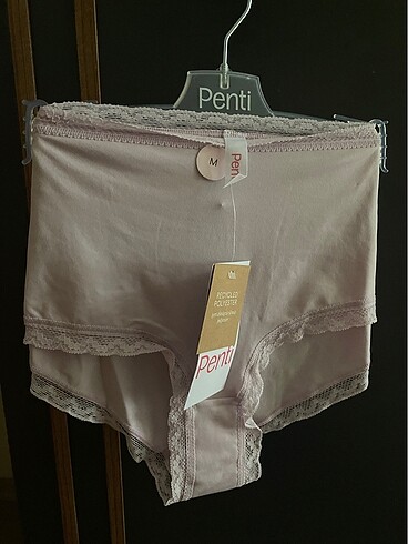 Penti Penti yüksek bel siyah slip külot