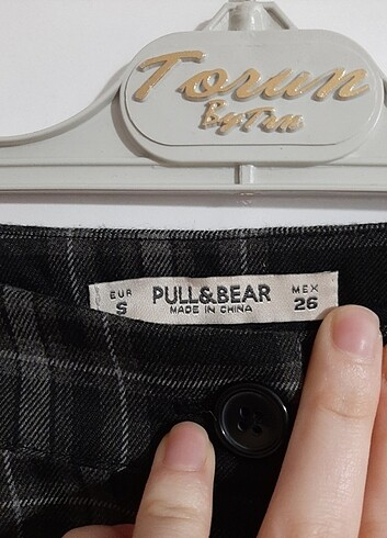 Pull and Bear Kareli pantolon