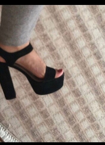 Mango 14 cm platform topuk ayakkabı 