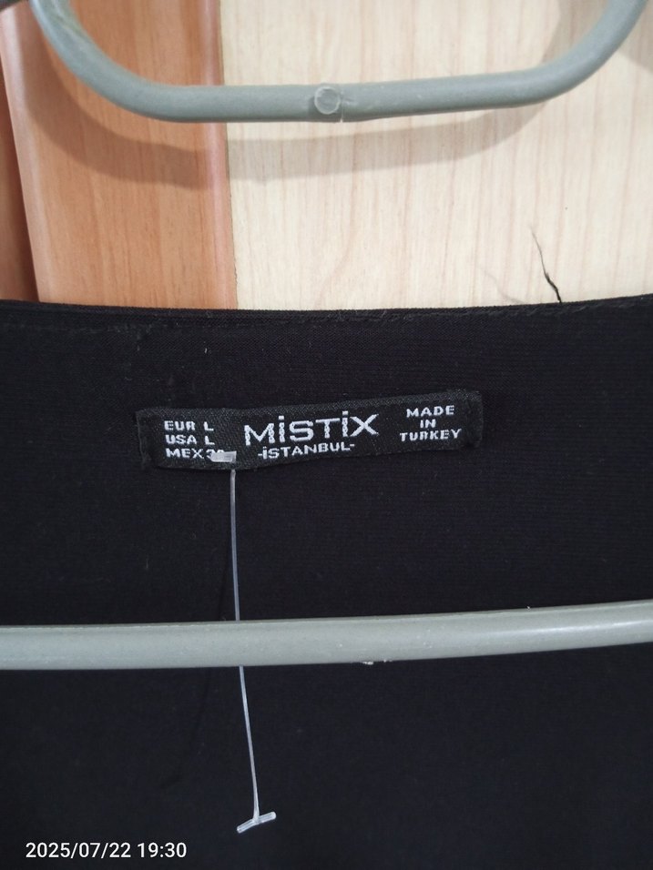 Uzun Kollu Siyah  Elbise - Görsel 4