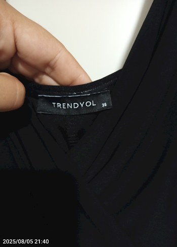 Trendyol Milla siyah elbise - Görsel 7