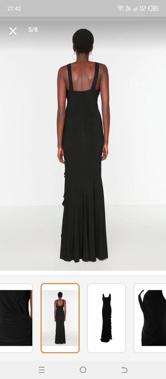 Trendyol Milla siyah elbise - Görsel 2