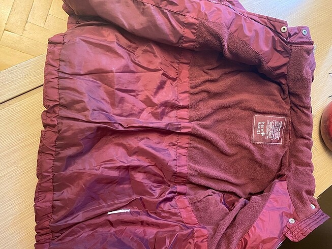 8 Yaş Beden bordo Renk Çocuk mont