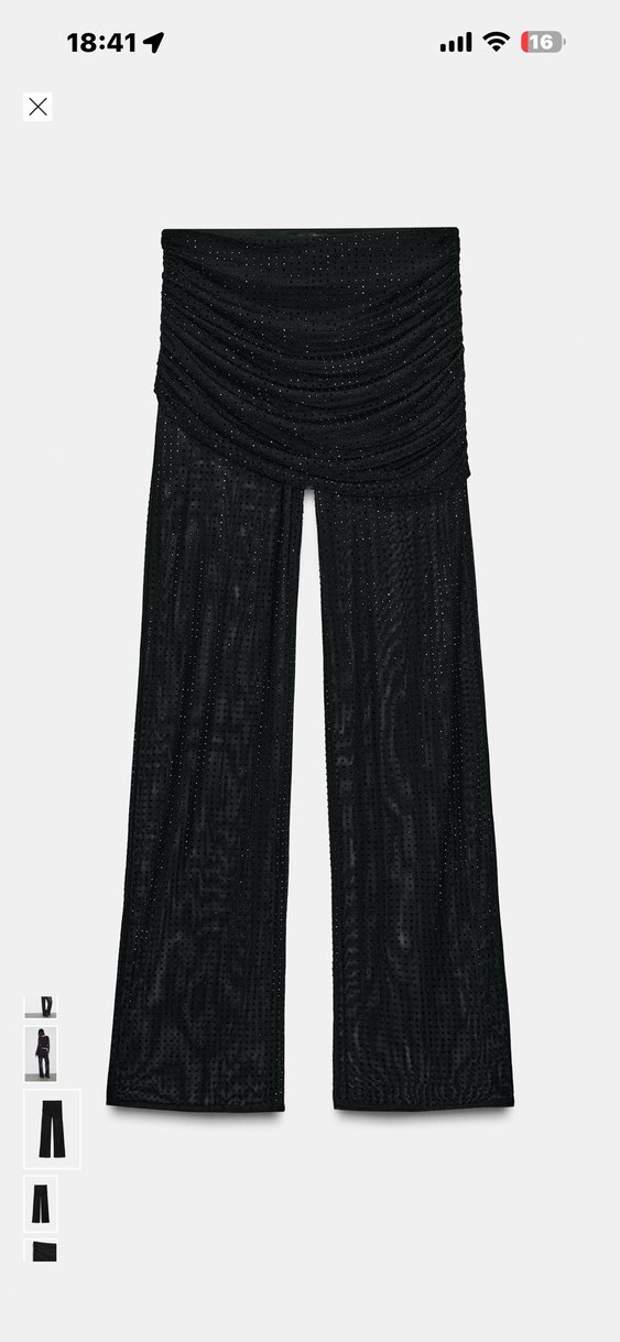 Zara tül pantolon - Görsel 4