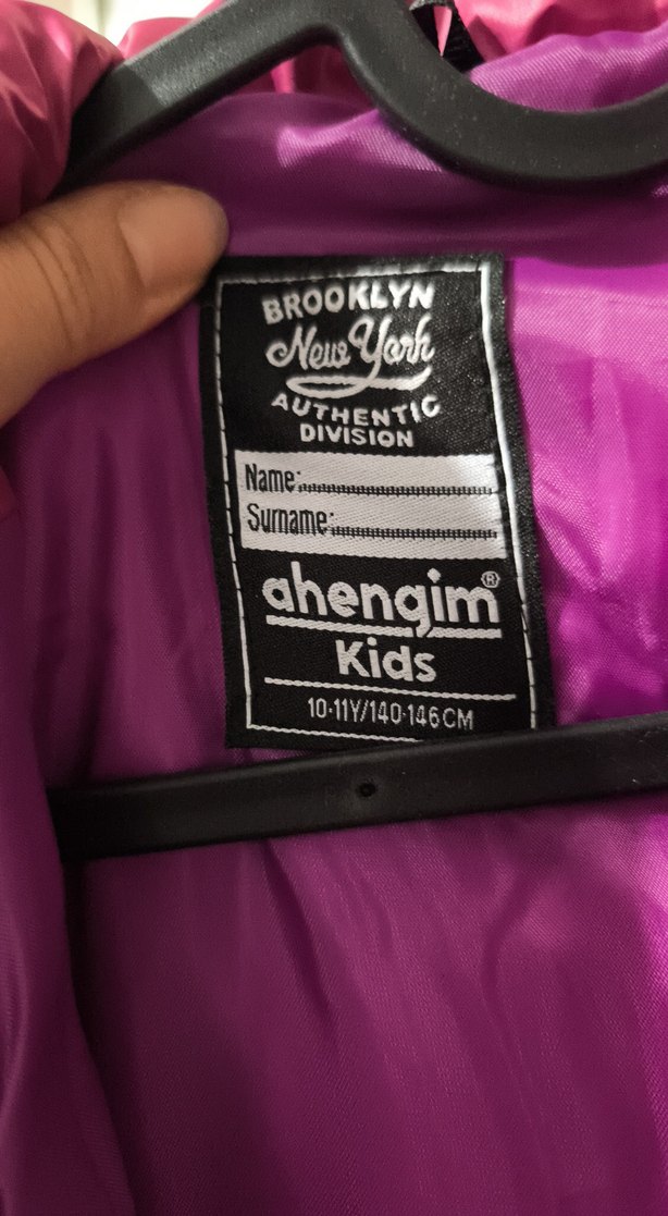 Kız Çocuk Mor Fermuarlı Yelek - Görsel 2