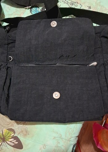 Siyah Fermuarlı Kadın Omuz Çantası - Görsel 2