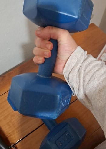 6 KG Mavi Egzersiz Mat Ağırlığı - Görsel 4