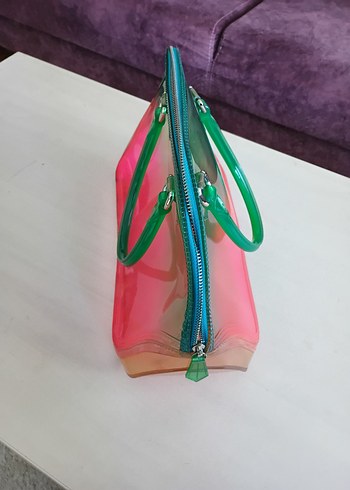 Renkli Parlak Kadın Çanta - Görsel 5