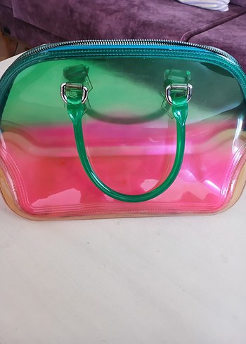 Renkli Parlak Kadın Çanta - Görsel 2