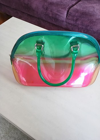 Renkli Parlak Kadın Çanta - Görsel 4