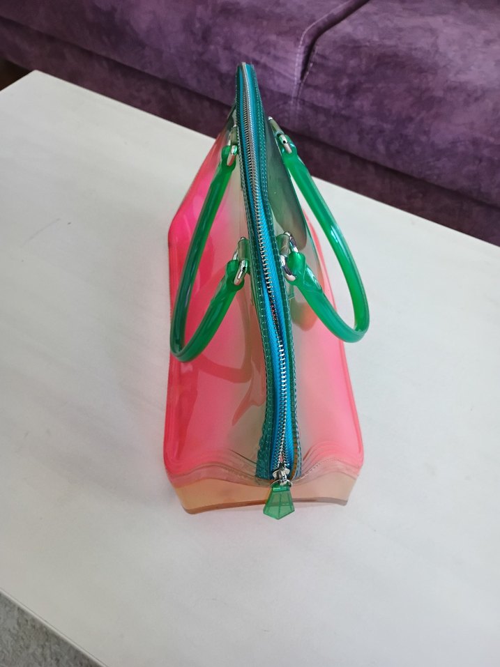 Renkli Parlak Kadın Çanta - Görsel 5