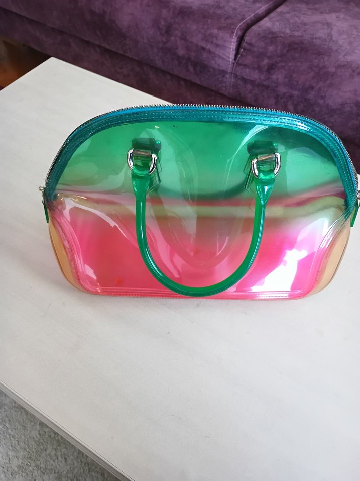 Renkli Parlak Kadın Çanta - Görsel 4