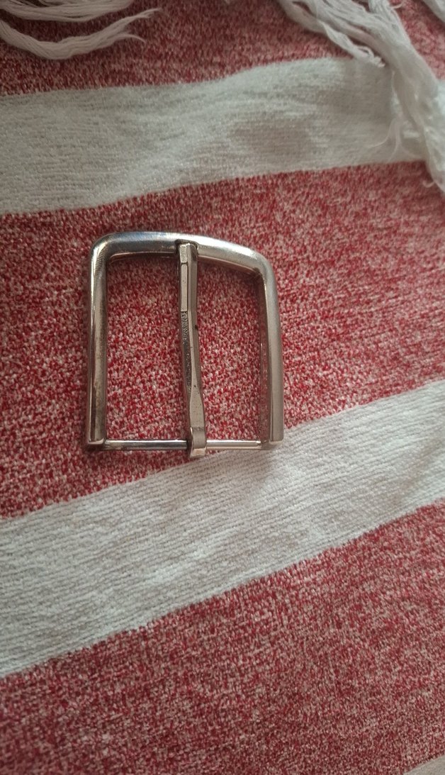 Gri Minimalist Erkek Kemer Tokası - Görsel 2