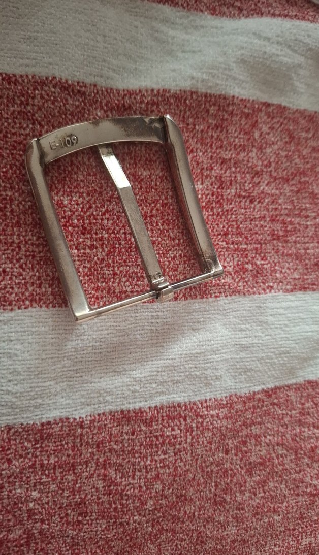 Gri Minimalist Erkek Kemer Tokası - Görsel 3