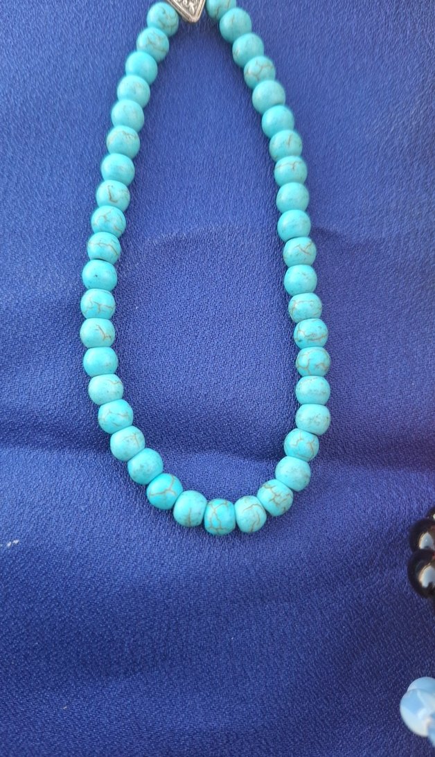 Bohem Tarz Turkuaz Erkek Tesbih - Görsel 3