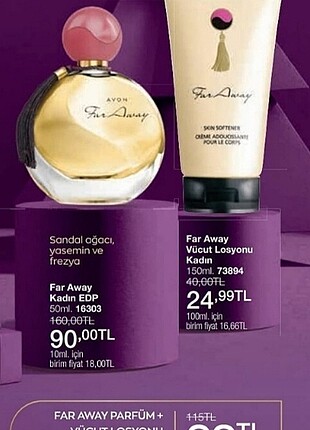 Avon ForAway Parfüm 