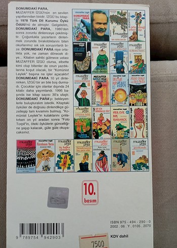 Muzaffer İzgü - Donumdaki Para Öykü Kitabı - Görsel 2