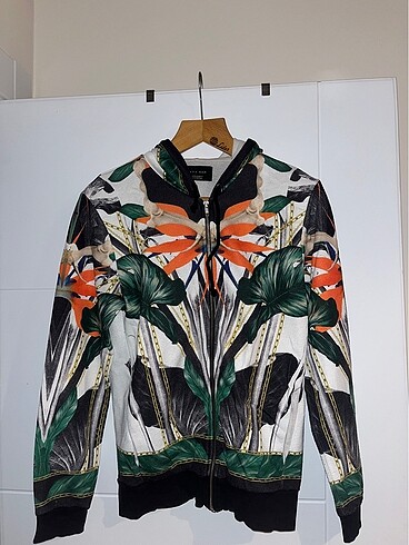 Zara Erkek Fermuarlı Sweatshirt
