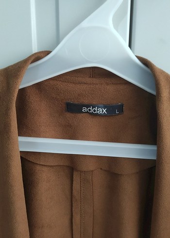 Addax Kahverengi Süet Midi Kadın Ceket