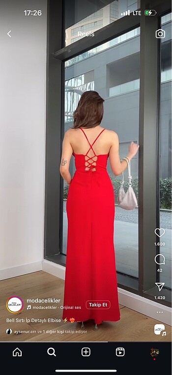 m Beden moda celikler kırmızı elbise