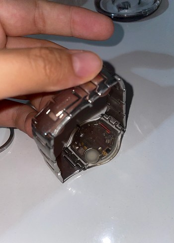 Beden gri Renk Swatch saat