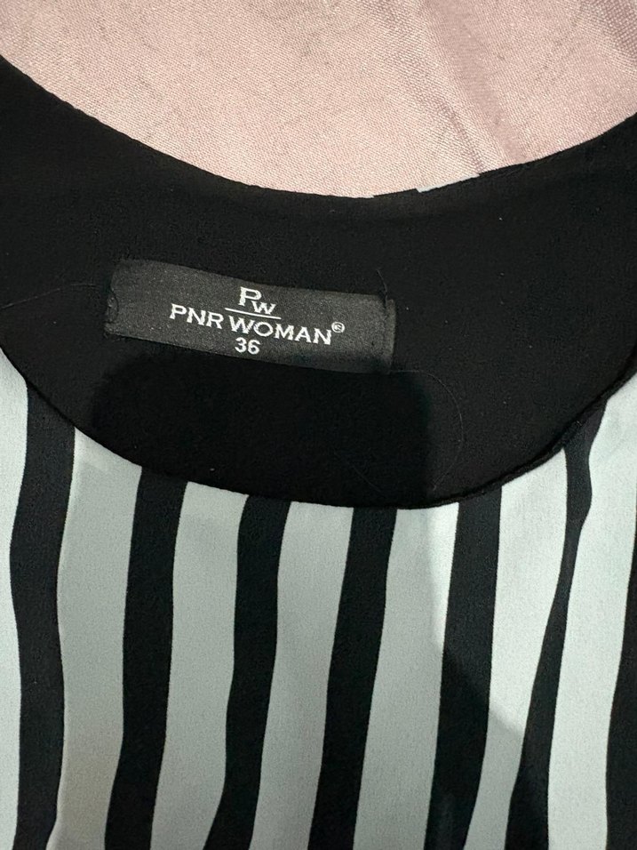 Zebra Desenli midi boy elbise - Görsel 2