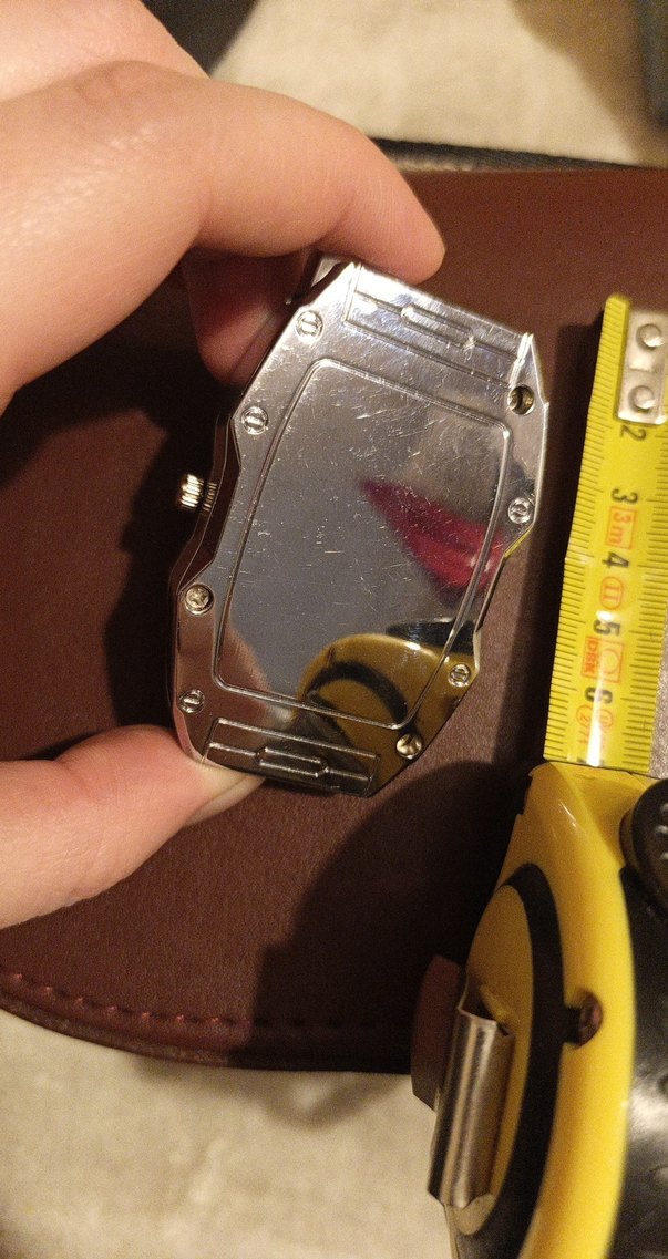 Saat Şeklinde Çakmak Pürmüzlü Rüzgara Dayanıklı Gümüş Renk - Görsel 4