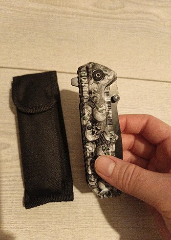 Buck Yarı Otomatik İthal Çakı Kılıfıyla Birlikte - Görsel 6