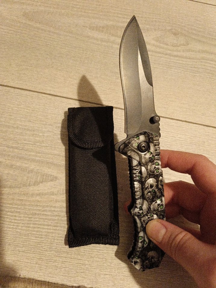 Buck Yarı Otomatik İthal Çakı Kılıfıyla Birlikte - Görsel 5