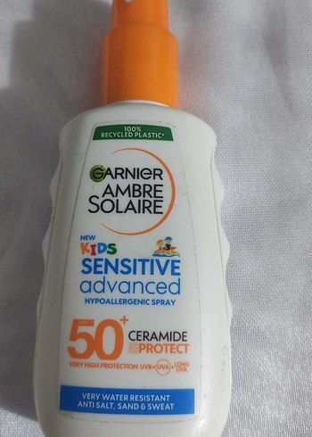 Garnier Ambre Solaire Kids SPF 50+ Hassas Cilt Spreyi