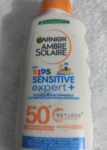 Garnier Ambre Solaire Kids Sensitive Expert+ SPF 50 Güneş Kremi