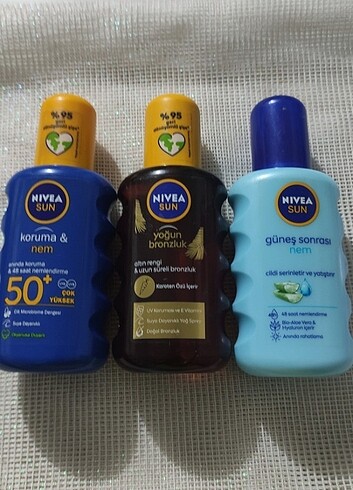 Nivea güneş kremi bronzlastirici güneş sonrası 