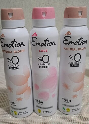  Beden Renk Emotion bayan deodorant sprey 